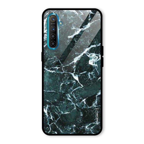 Dark Green Marble Glass Back Case for Realme XT