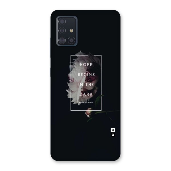 Dark Hope Back Case for Galaxy A51