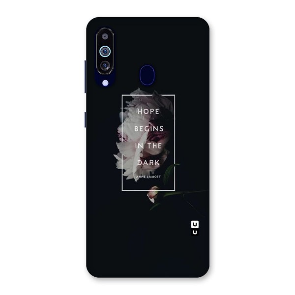 Dark Hope Back Case for Galaxy A60