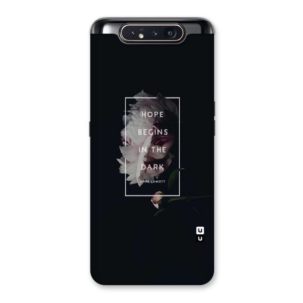 Dark Hope Back Case for Galaxy A80