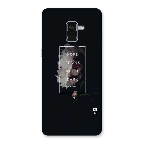 Dark Hope Back Case for Galaxy A8 Plus