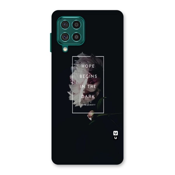 Dark Hope Back Case for Galaxy F62