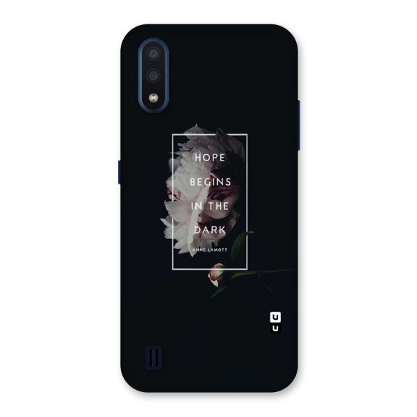 Dark Hope Back Case for Galaxy M01