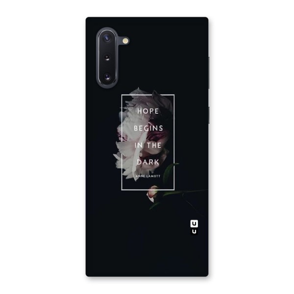 Dark Hope Back Case for Galaxy Note 10