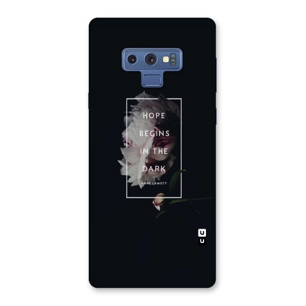 Dark Hope Back Case for Galaxy Note 9