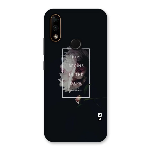 Dark Hope Back Case for Lenovo A6 Note