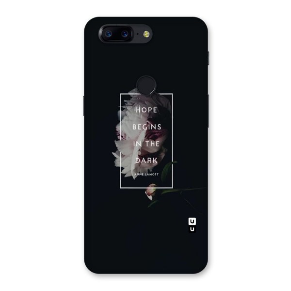 Dark Hope Back Case for OnePlus 5T