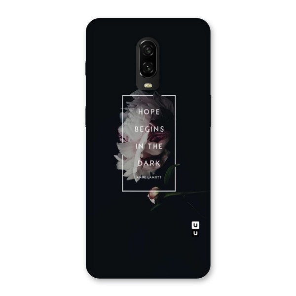 Dark Hope Back Case for OnePlus 6T