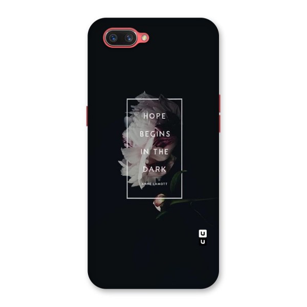 Dark Hope Back Case for Oppo A3s