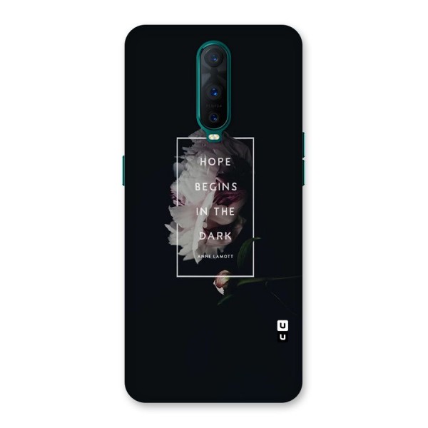 Dark Hope Back Case for Oppo R17 Pro