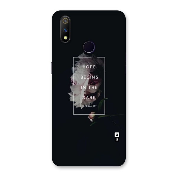 Dark Hope Back Case for Realme 3 Pro