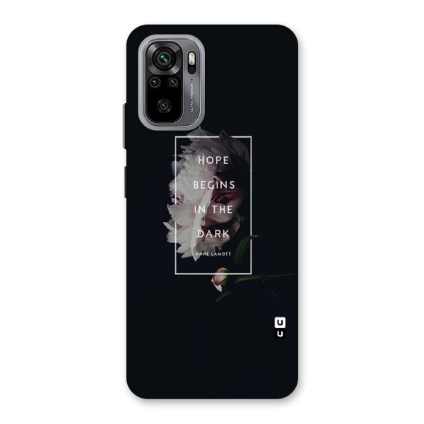 Dark Hope Back Case for Redmi Note 10