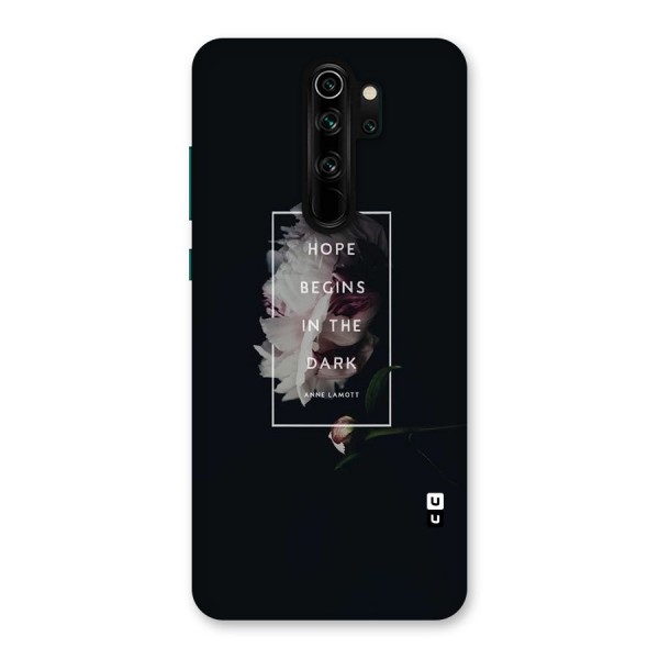 Dark Hope Back Case for Redmi Note 8 Pro