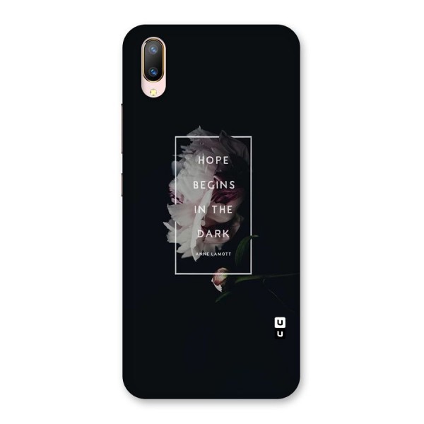 Dark Hope Back Case for Vivo V11 Pro