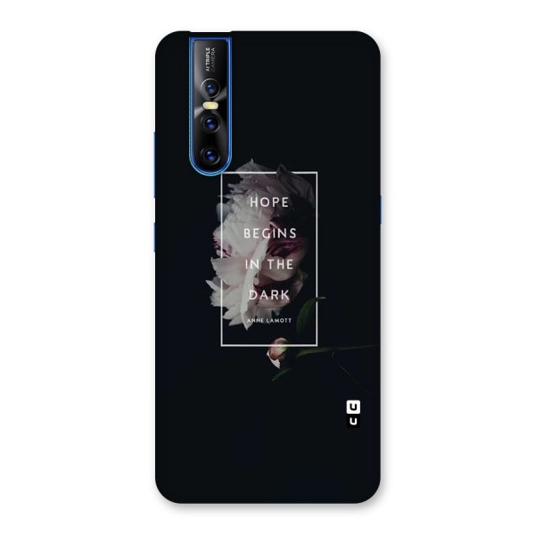 Dark Hope Back Case for Vivo V15 Pro