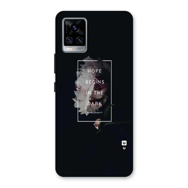 Dark Hope Back Case for Vivo V20 Pro