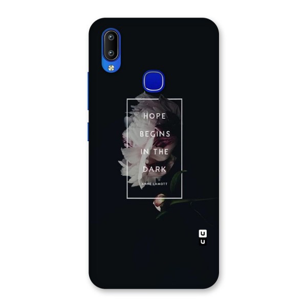 Dark Hope Back Case for Vivo Y91