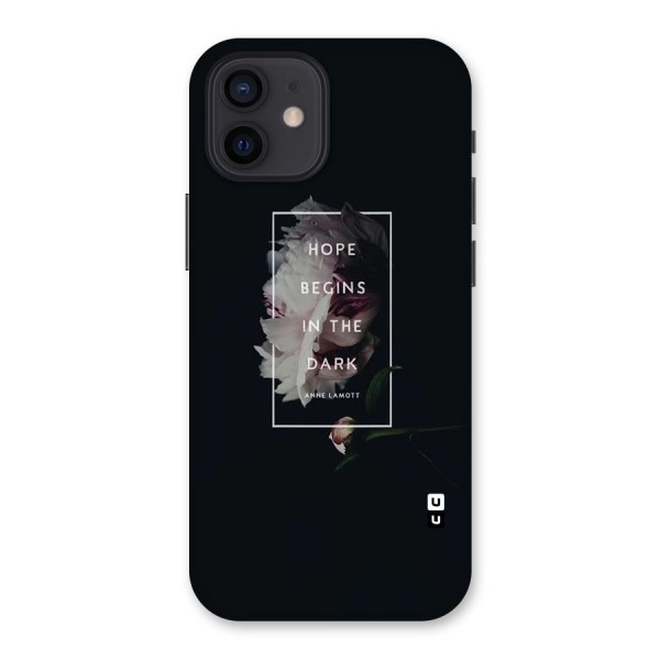 Dark Hope Back Case for iPhone 12