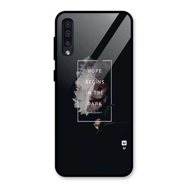 Dark Hope Glass Back Case for Galaxy A50s