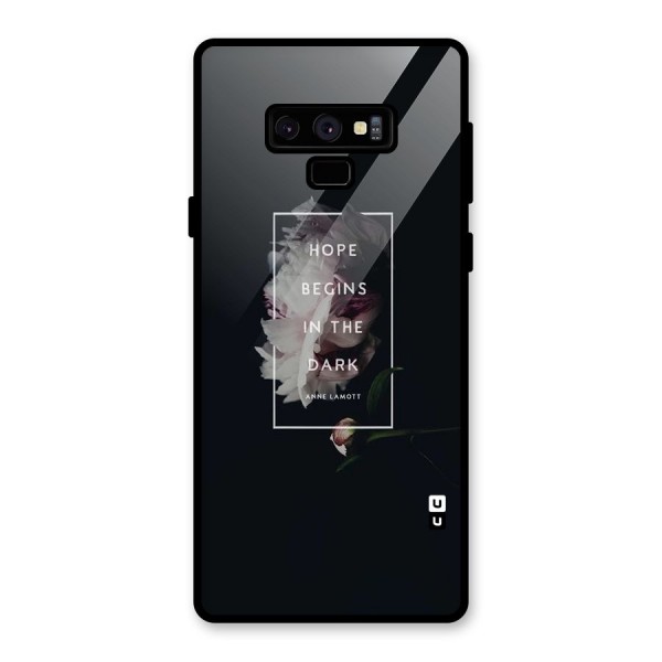 Dark Hope Glass Back Case for Galaxy Note 9