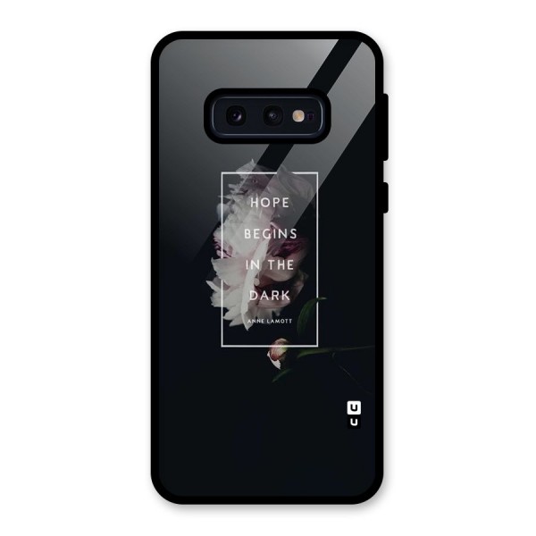 Dark Hope Glass Back Case for Galaxy S10e