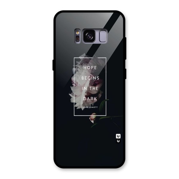 Dark Hope Glass Back Case for Galaxy S8