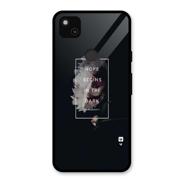 Dark Hope Glass Back Case for Google Pixel 4a