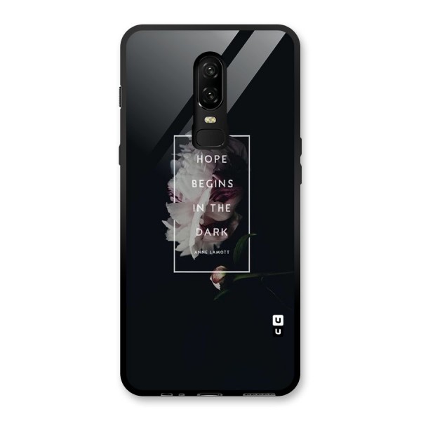 Dark Hope Glass Back Case for OnePlus 6