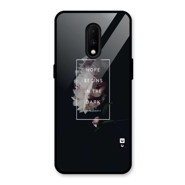 Dark Hope Glass Back Case for OnePlus 7