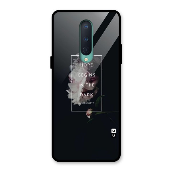 Dark Hope Glass Back Case for OnePlus 8