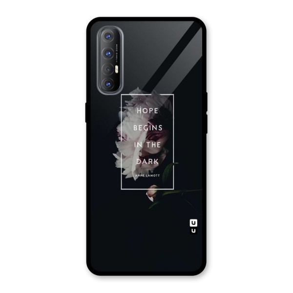 Dark Hope Glass Back Case for Oppo Reno3 Pro