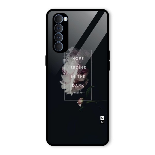 Dark Hope Glass Back Case for Oppo Reno4 Pro