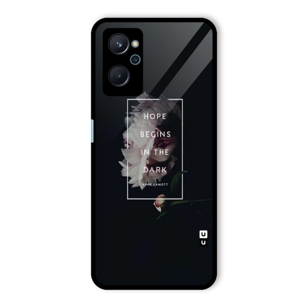 Dark Hope Glass Back Case for Realme 9i