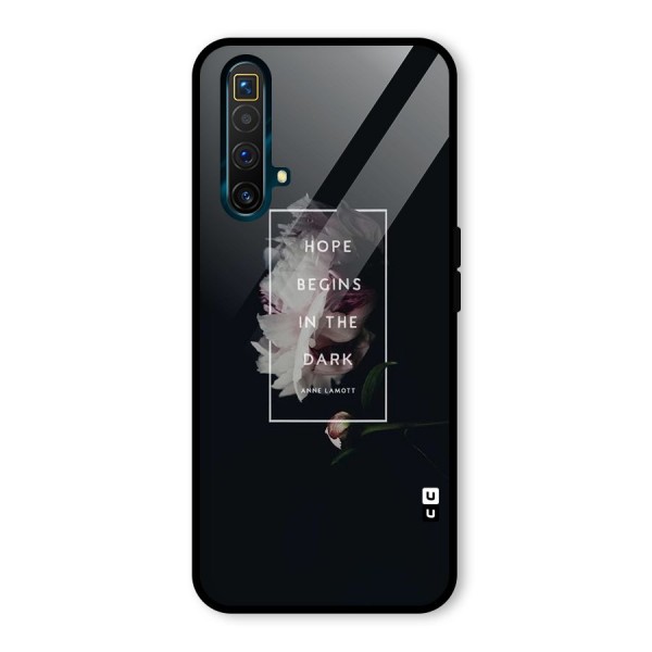 Dark Hope Glass Back Case for Realme X3