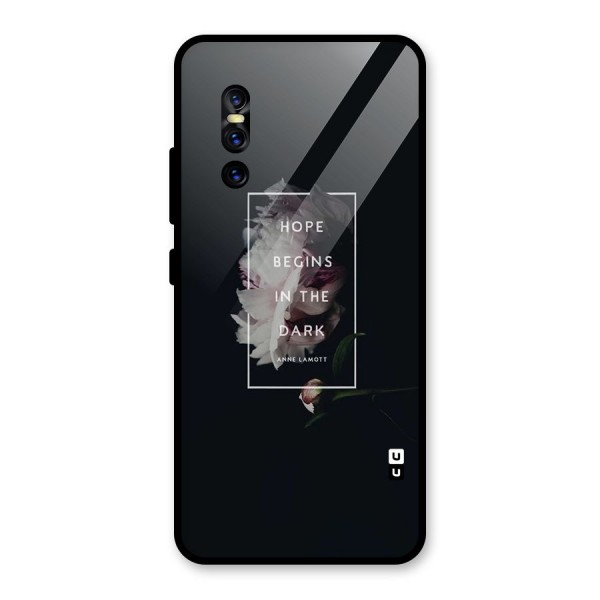 Dark Hope Glass Back Case for Vivo V15 Pro