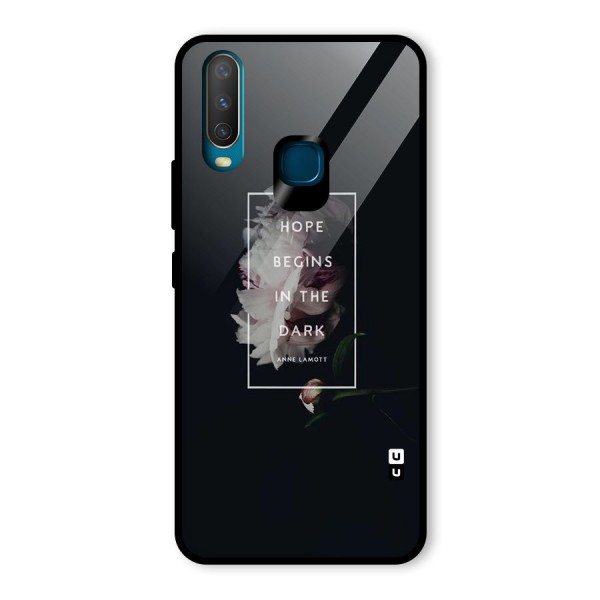 Dark Hope Glass Back Case for Vivo Y15