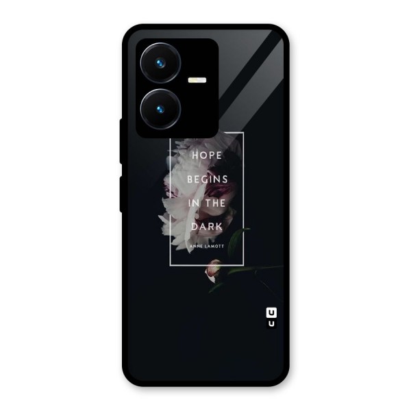 Dark Hope Glass Back Case for Vivo Y22