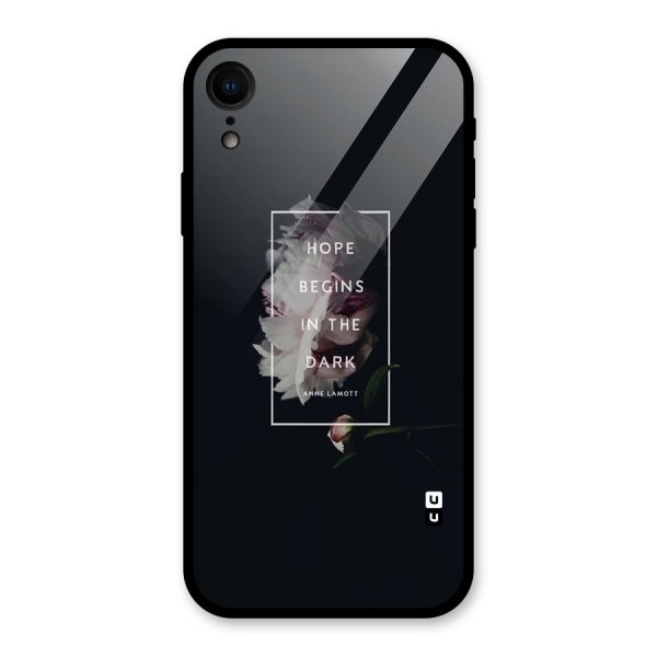 Dark Hope Glass Back Case for XR