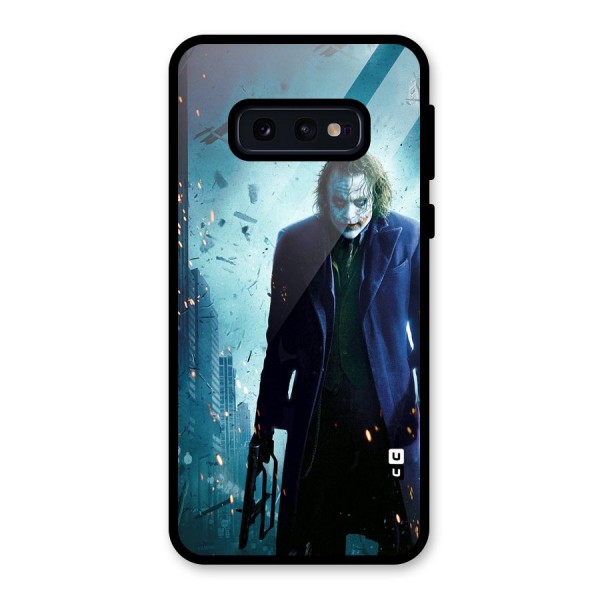 Dark Knight Joker Glass Back Case for Galaxy S10e