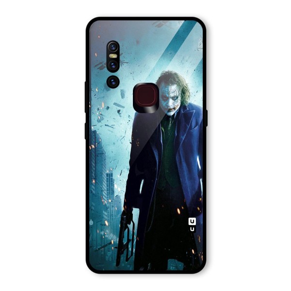 Dark Knight Joker Glass Back Case for Vivo V15