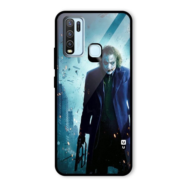 Dark Knight Joker Glass Back Case for Vivo Y50