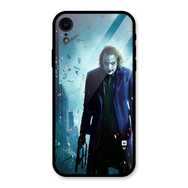 Dark Knight Joker Glass Back Case for XR