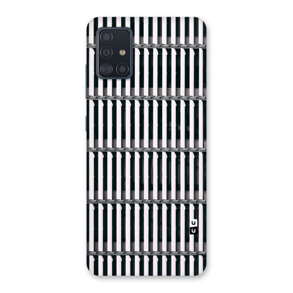 Dark Lines Pattern Back Case for Galaxy A51