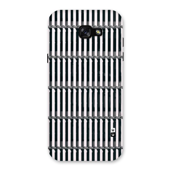 Dark Lines Pattern Back Case for Galaxy A7 (2017)