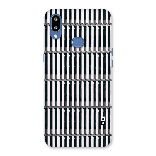 Dark Lines Pattern Back Case for Galaxy M01s