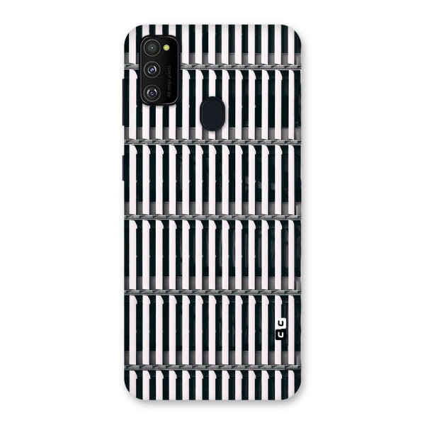 Dark Lines Pattern Back Case for Galaxy M21