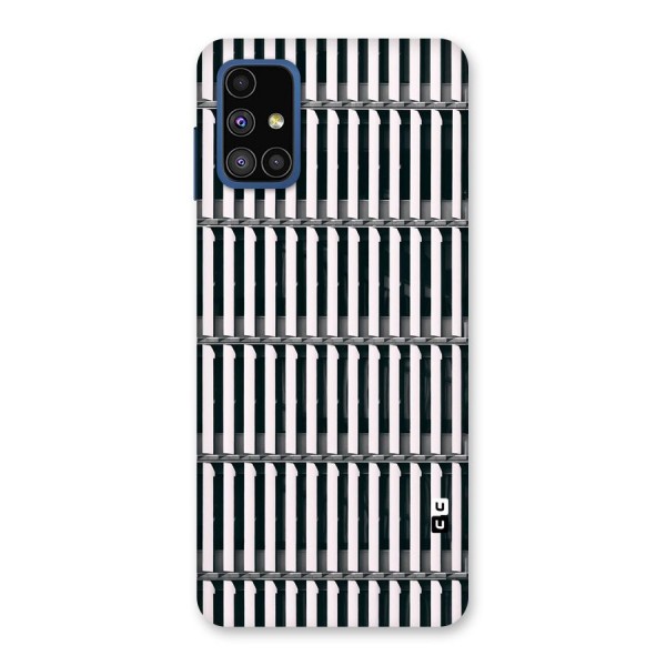 Dark Lines Pattern Back Case for Galaxy M51