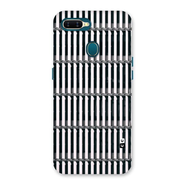 Dark Lines Pattern Back Case for Oppo A7