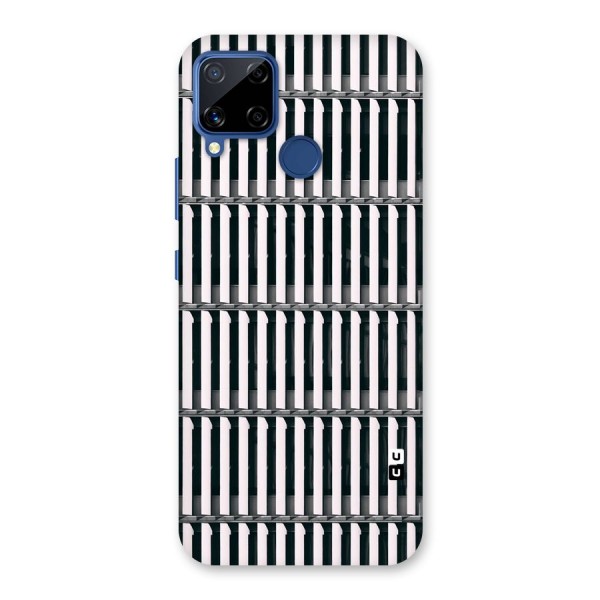 Dark Lines Pattern Back Case for Realme Narzo 30A