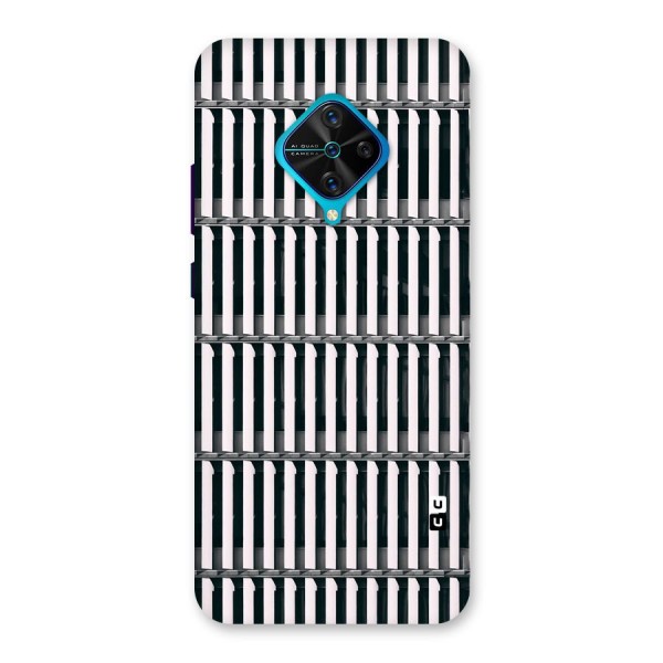 Dark Lines Pattern Back Case for Vivo S1 Pro